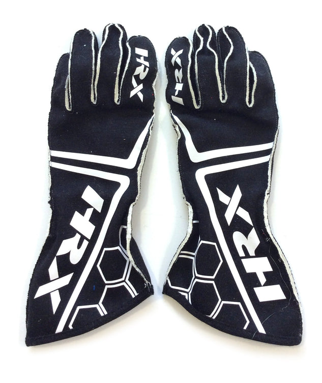 The Racer - FIA homologated gloves in Black - HRX