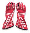 The Racer - FIA homologated gloves in Red - HRX